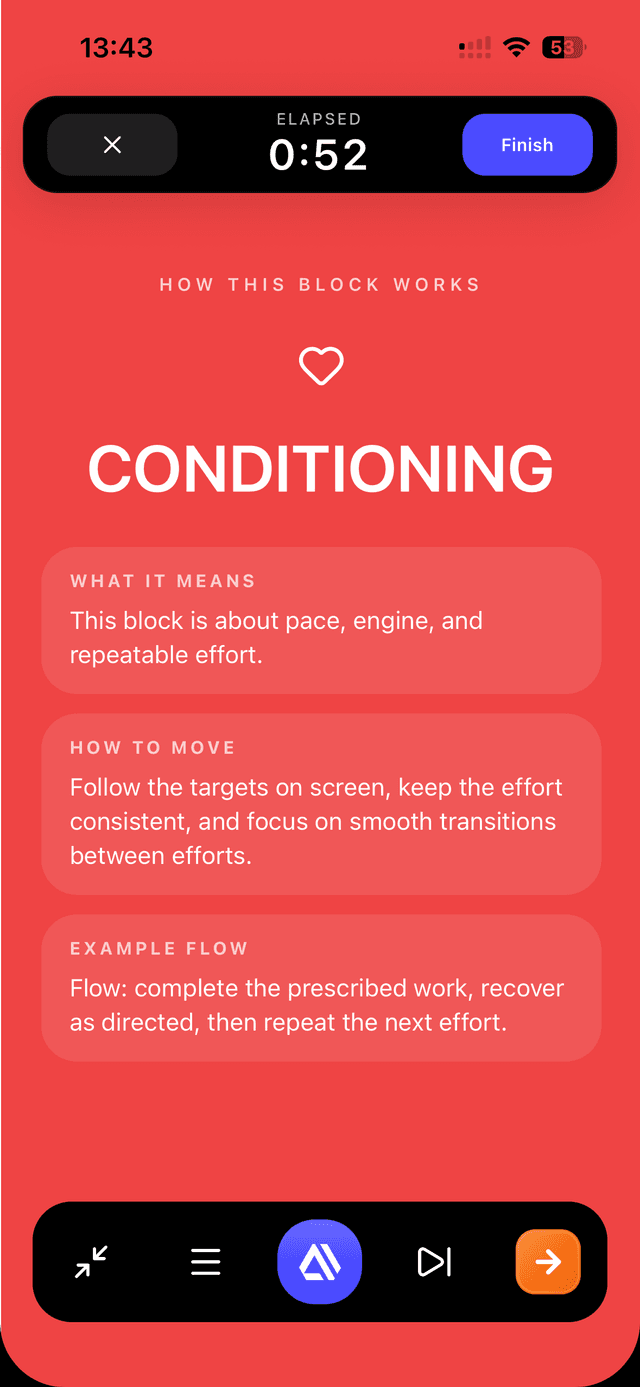 Conditioning block