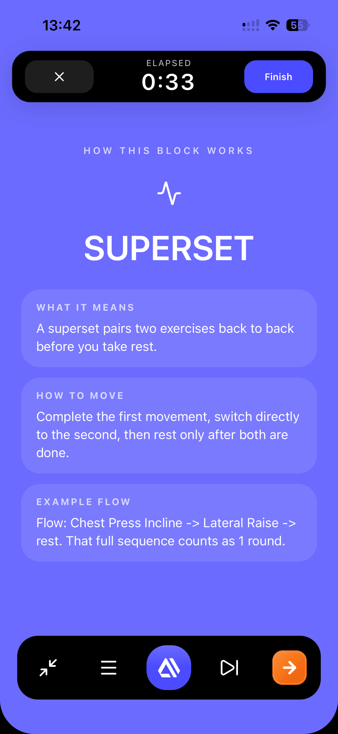 Superset block