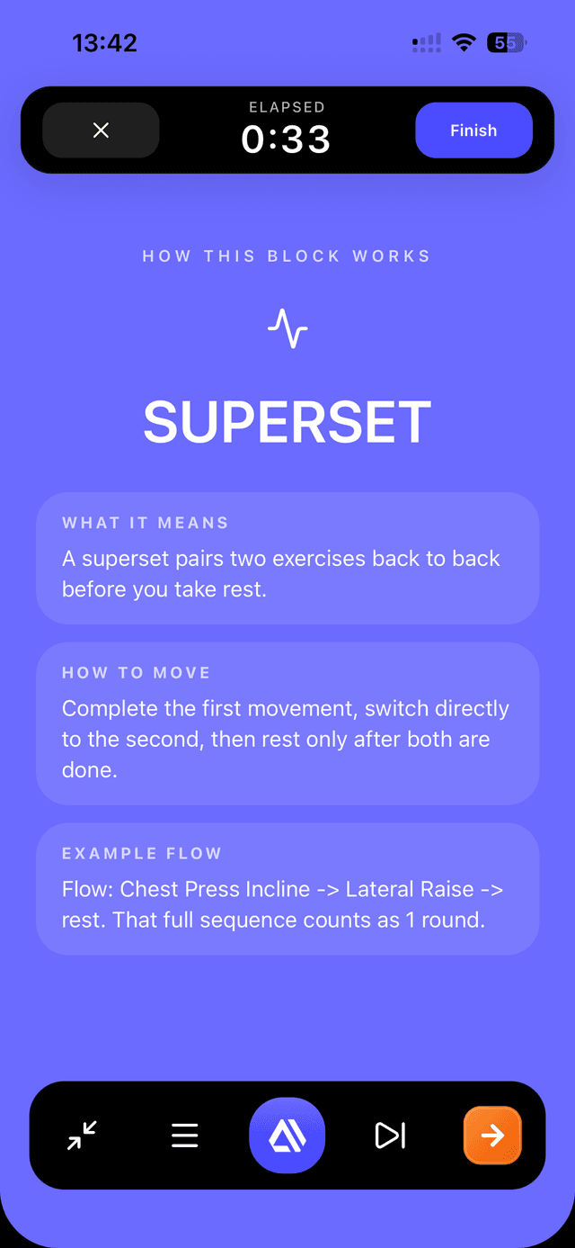 Superset block